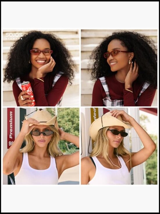 Cat Eye Polarized Sunglasses, UV400 Protection, Lightweight Plastic Frames main image 7